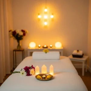 Understanding what is Reiki through peaceful energy healing studio setup