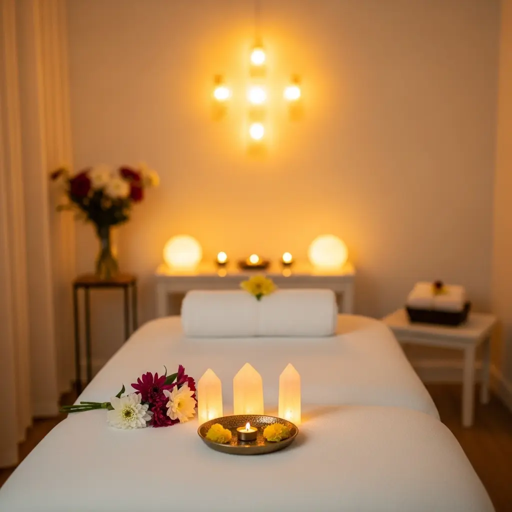 Understanding what is Reiki through peaceful energy healing studio setup