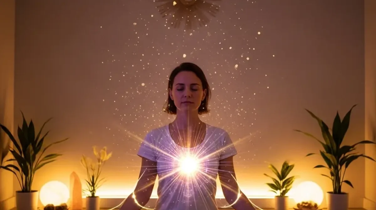 Spiritual awakening meditation and consciousness transformation journey